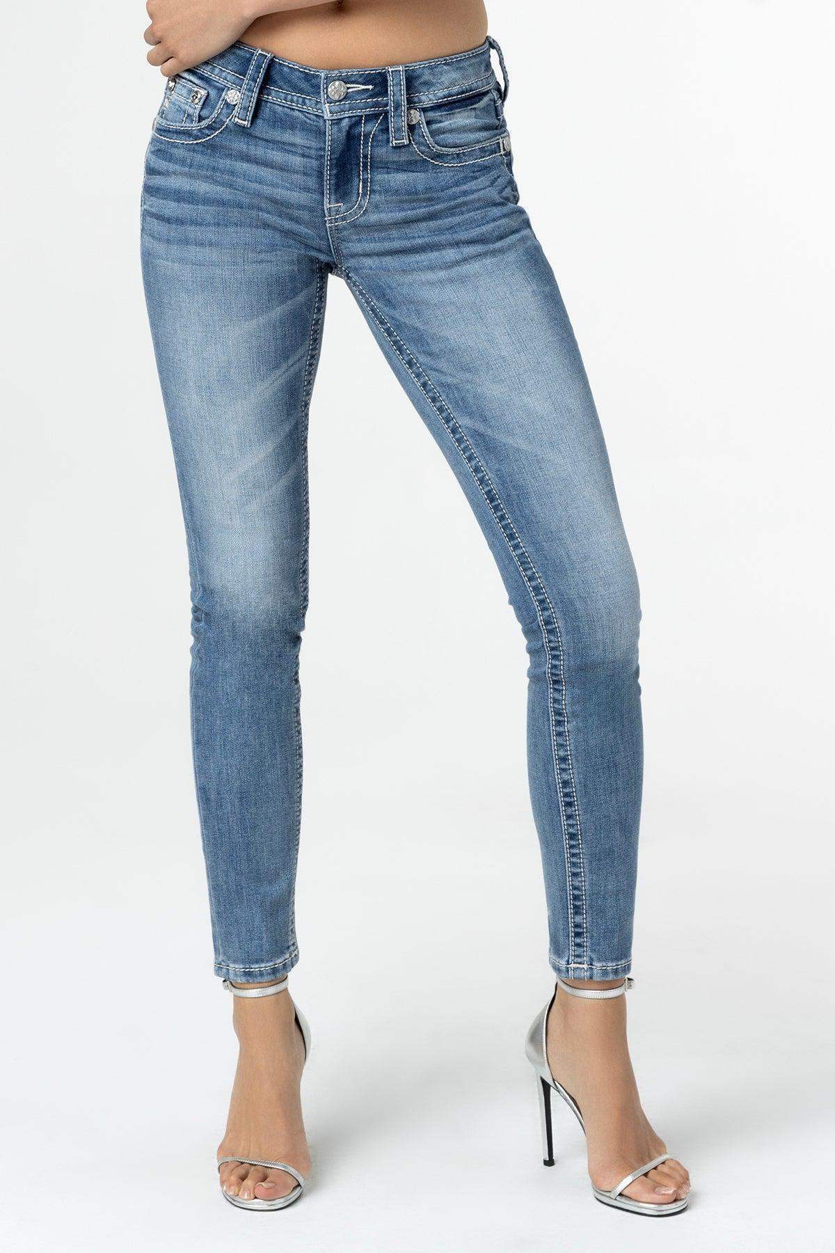 Emily Cross Skinny Jeans Product Image