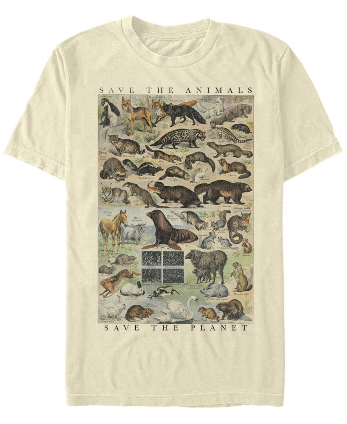 Mens Fifth Sun Save Animals Poster Tee Product Image