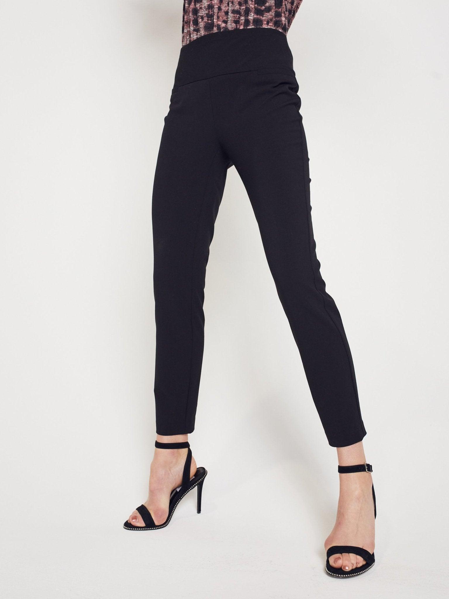 Roz & Ali Secret Agent Pants with Slim Leg & Wide Waistband - Petite Product Image