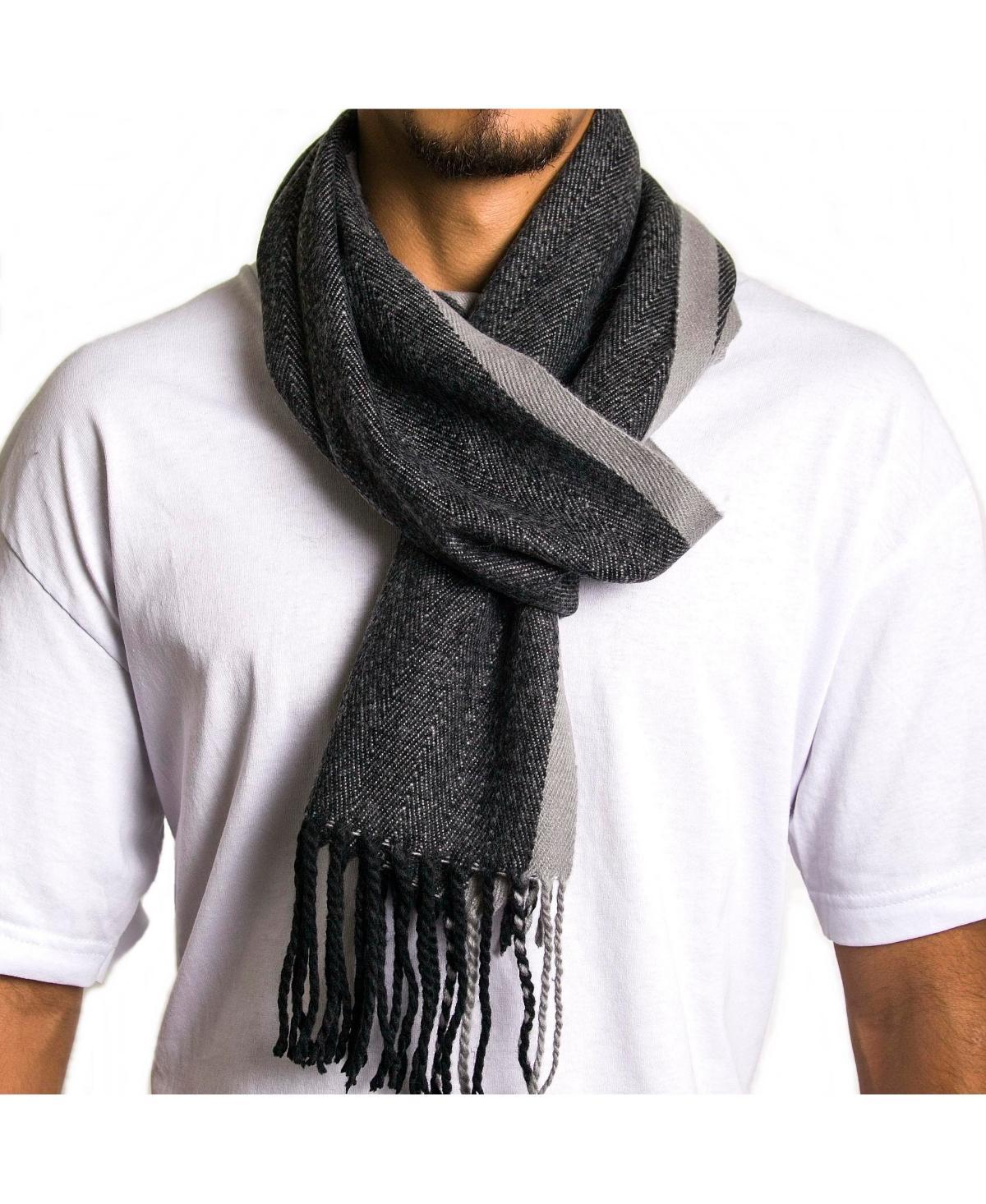 Alpine Swiss Mens Scarf Soft 80 Inch Long Warm Scarves Plaids Winter Shawl Product Image