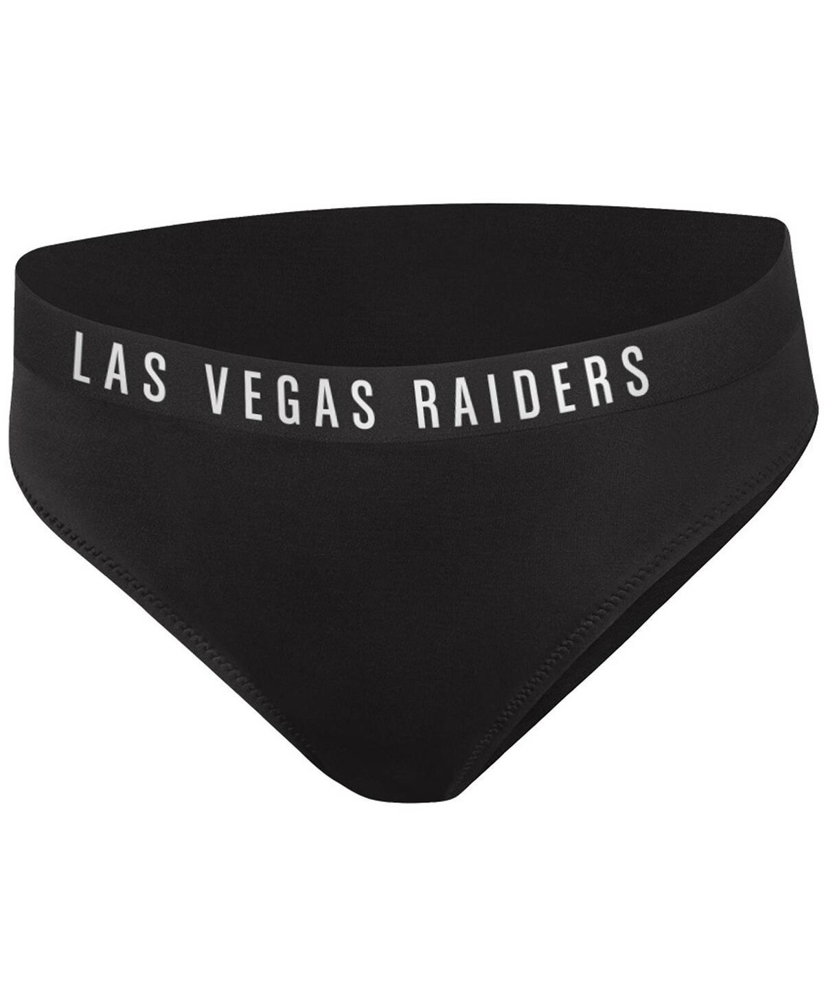 Womens G-III 4Her by Carl Banks Black Las Vegas Raiders All-Star Bikini Bottom Product Image