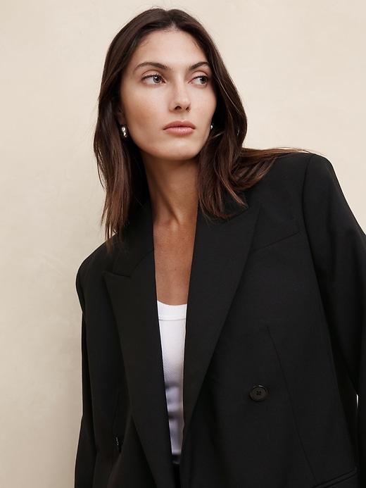 Siena Relaxed Italian Wool Blazer Product Image