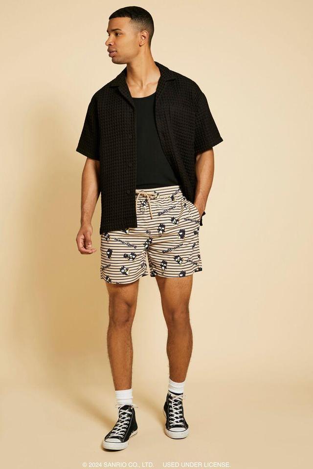 Badtz-Maru Striped Swim Trunks | Forever 21 Product Image