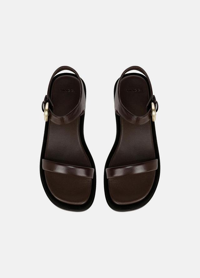 Heloise Leather Lug-Sole Sandal Product Image