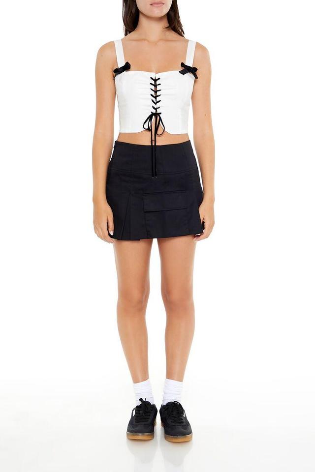 Pleated Cargo Mini Skirt | Forever 21 Product Image