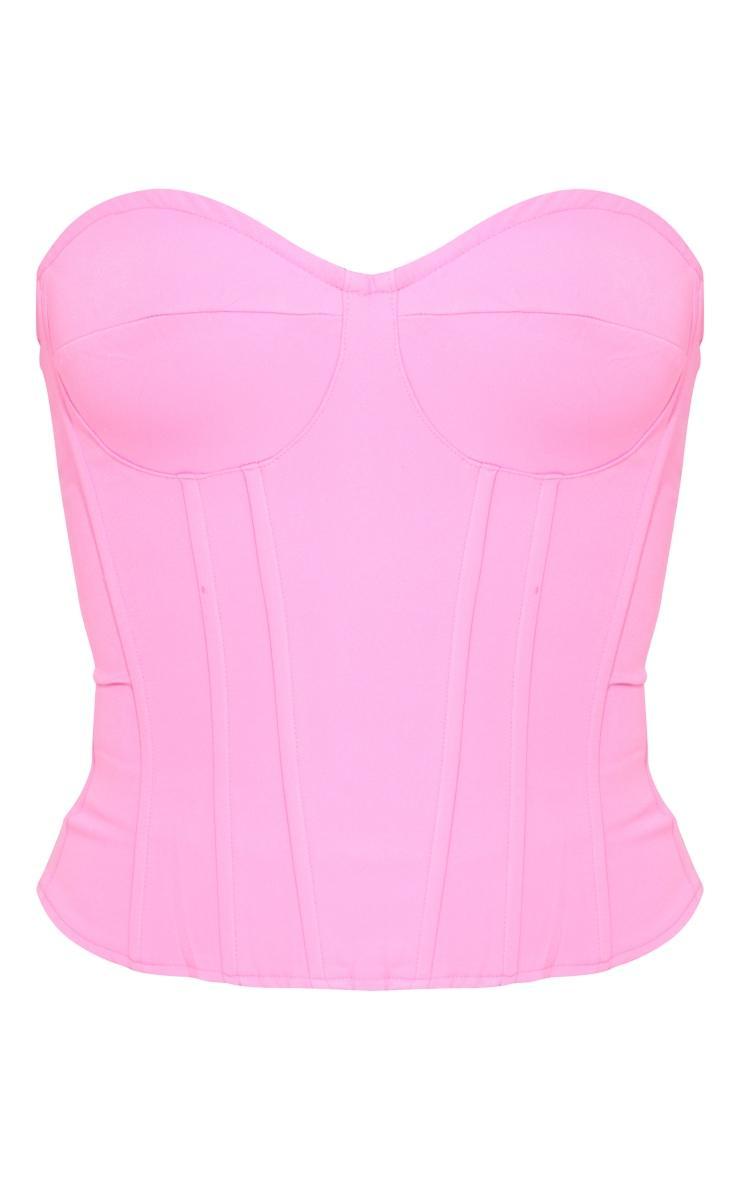 Hot Pink Woven Corset Product Image