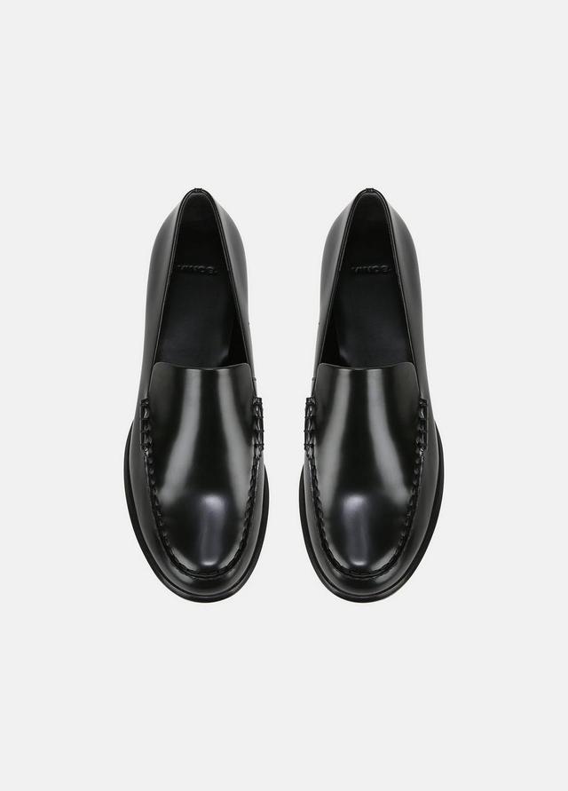 Naomi Croc-Embossed Leather Loafer Product Image