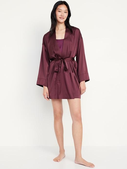 Satin Pajama Robe Product Image