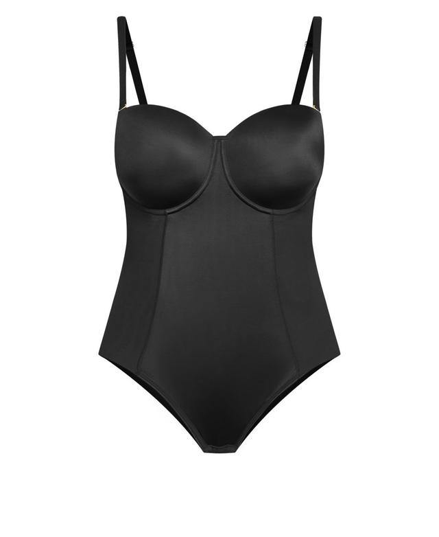 City Chic Womens Smooth & Chic Strapless Bodysuit Product Image