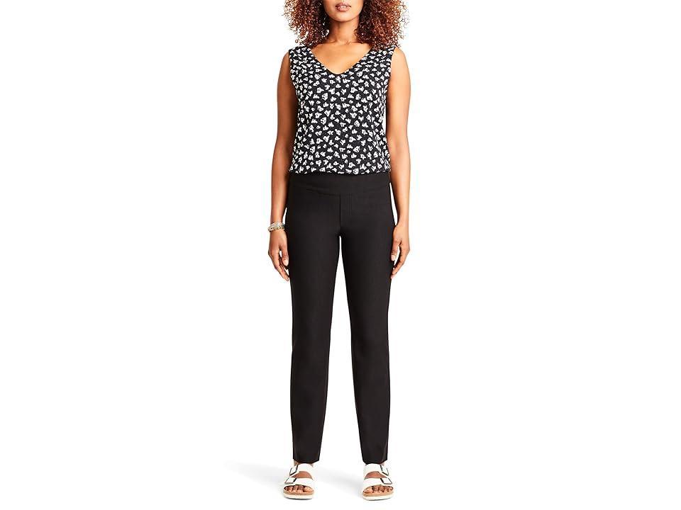 NIC+ZOE Wonderstretch Pocket Pants Onyx) Women's Clothing Product Image