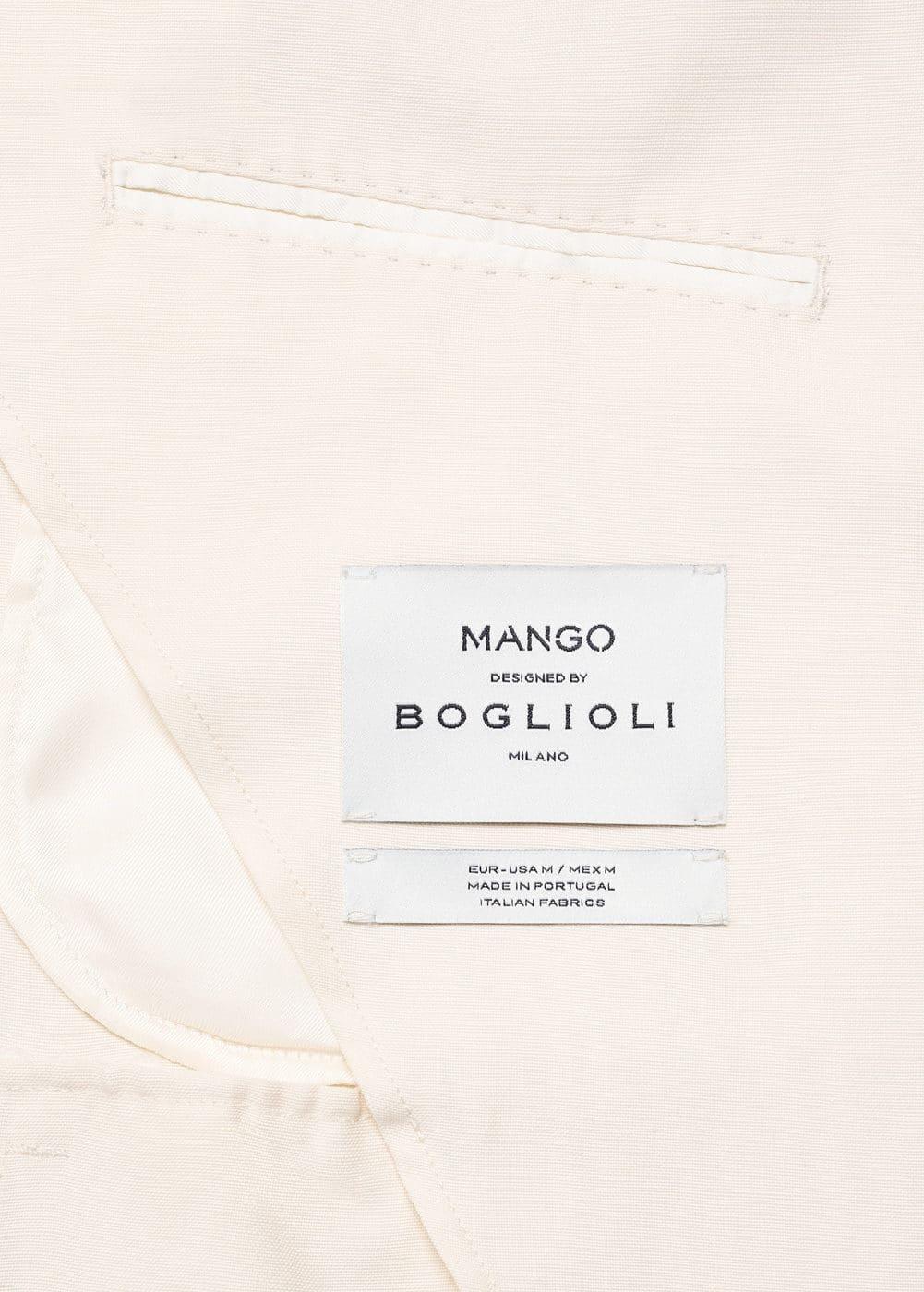 MANGO MAN - Linen overshirt with pockets off whiteMen Product Image