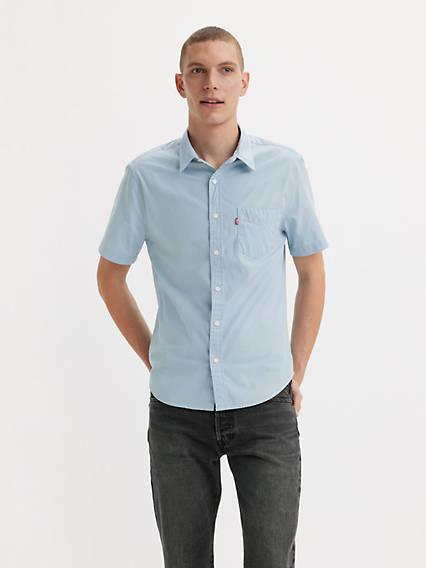 Short Sleeve Classic One Pocket Standard Fit Shirt Product Image