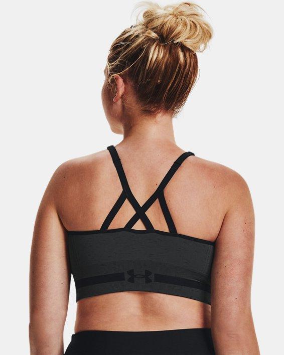 Women's UA Seamless Low Long Heather Sports Bra Product Image