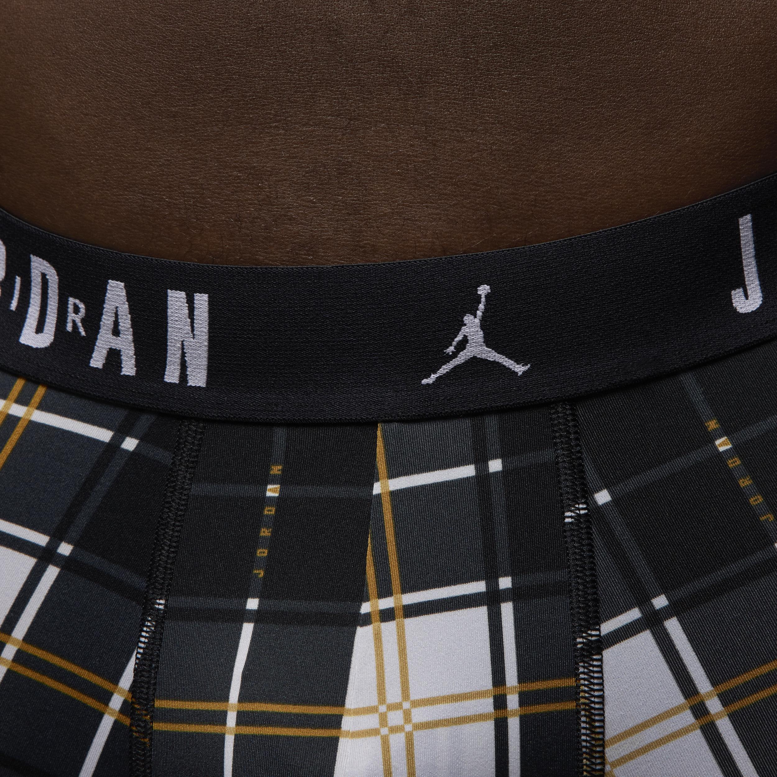 Men's Jordan Dri-FIT Plaid Boxer Briefs (2-Pack) Product Image