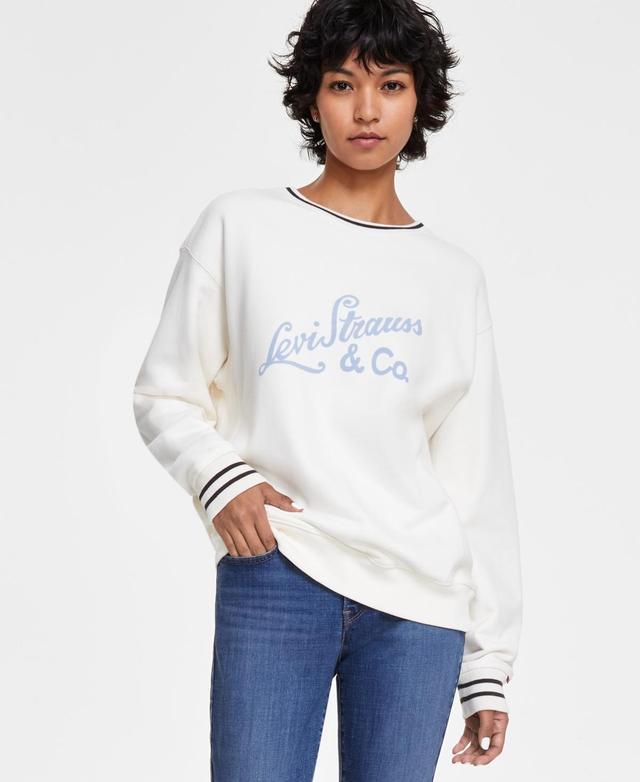 Levis Womens Heritage Sport Logo Long-Sleeve Sweater Product Image