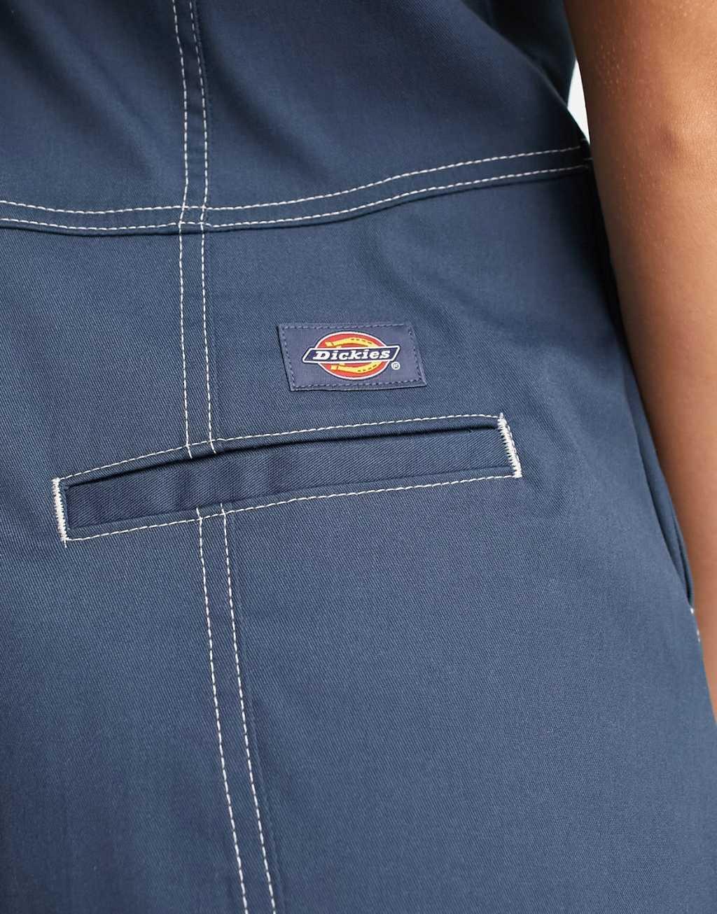 Dickies Whitford dress in blue Product Image