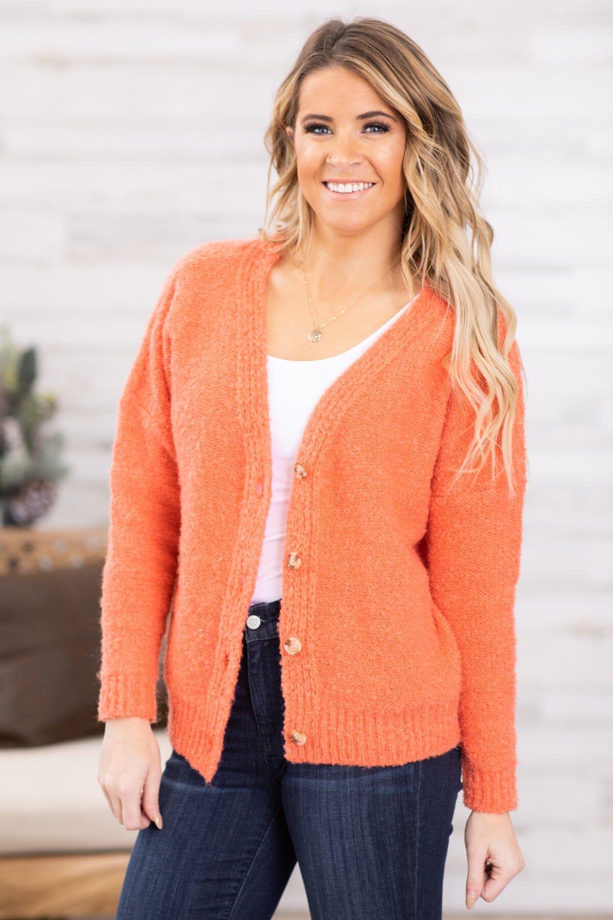 Coral Cardigan With Buttons product image