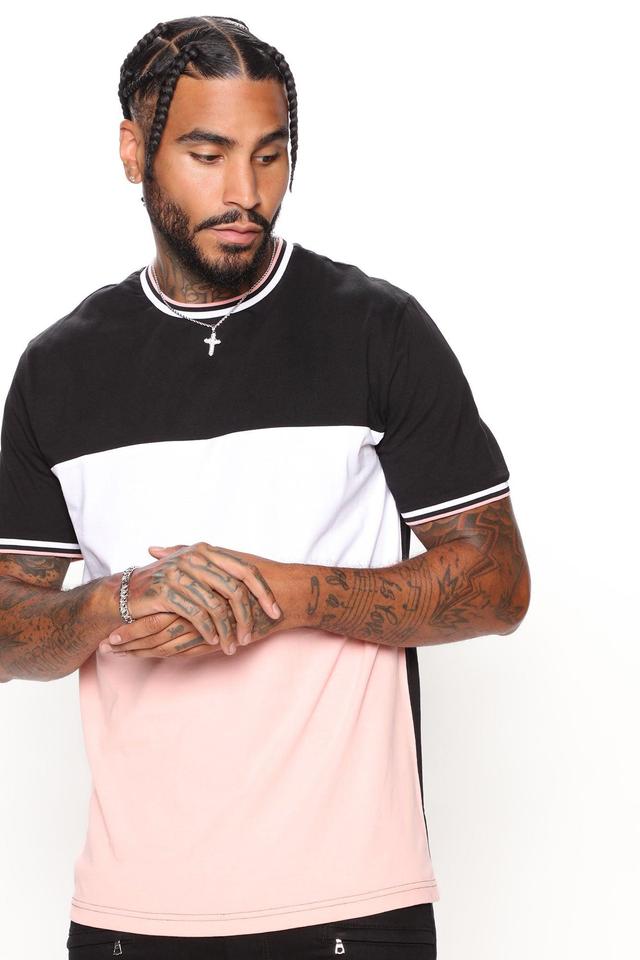 Like That Short Sleeve Tee - Pink/combo Product Image