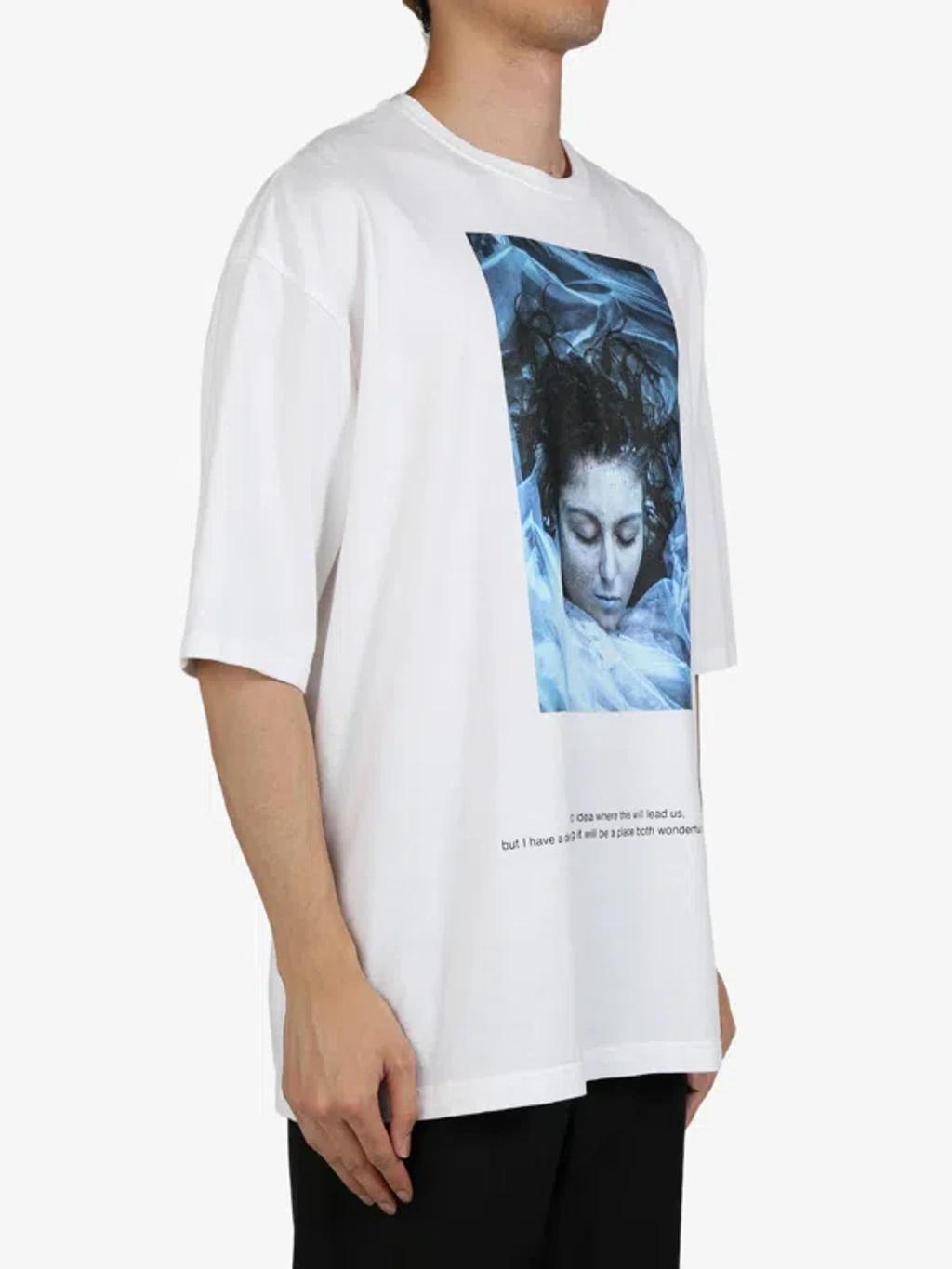 UNDERCOVER Wide T-shirt In White Product Image