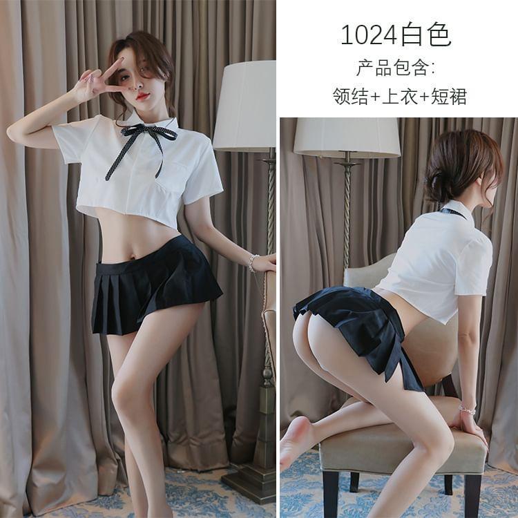 School Uniform Lingerie Costume Set Product Image