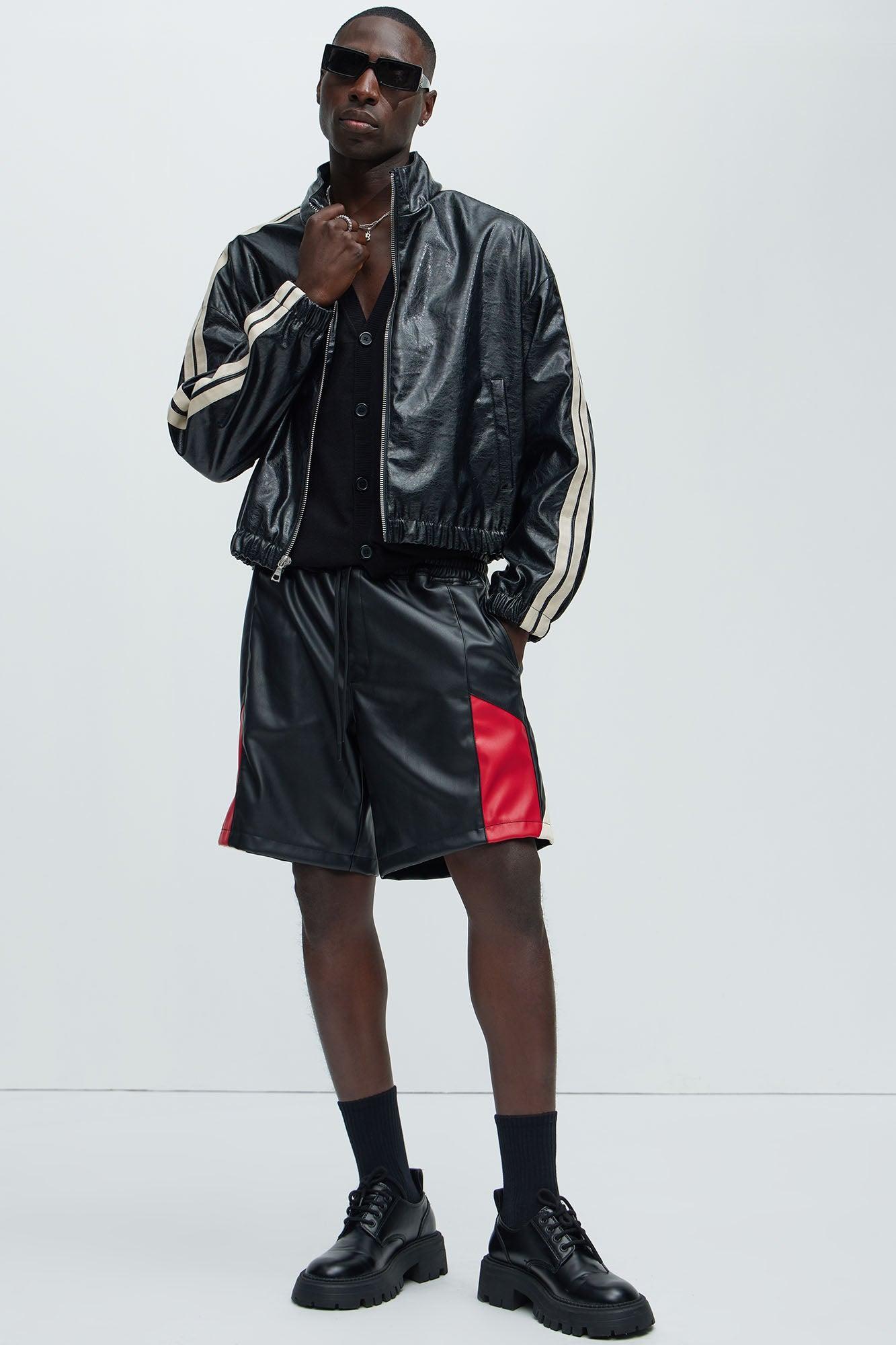 Billy Paneled Racer Shorts - Black/combo Product Image