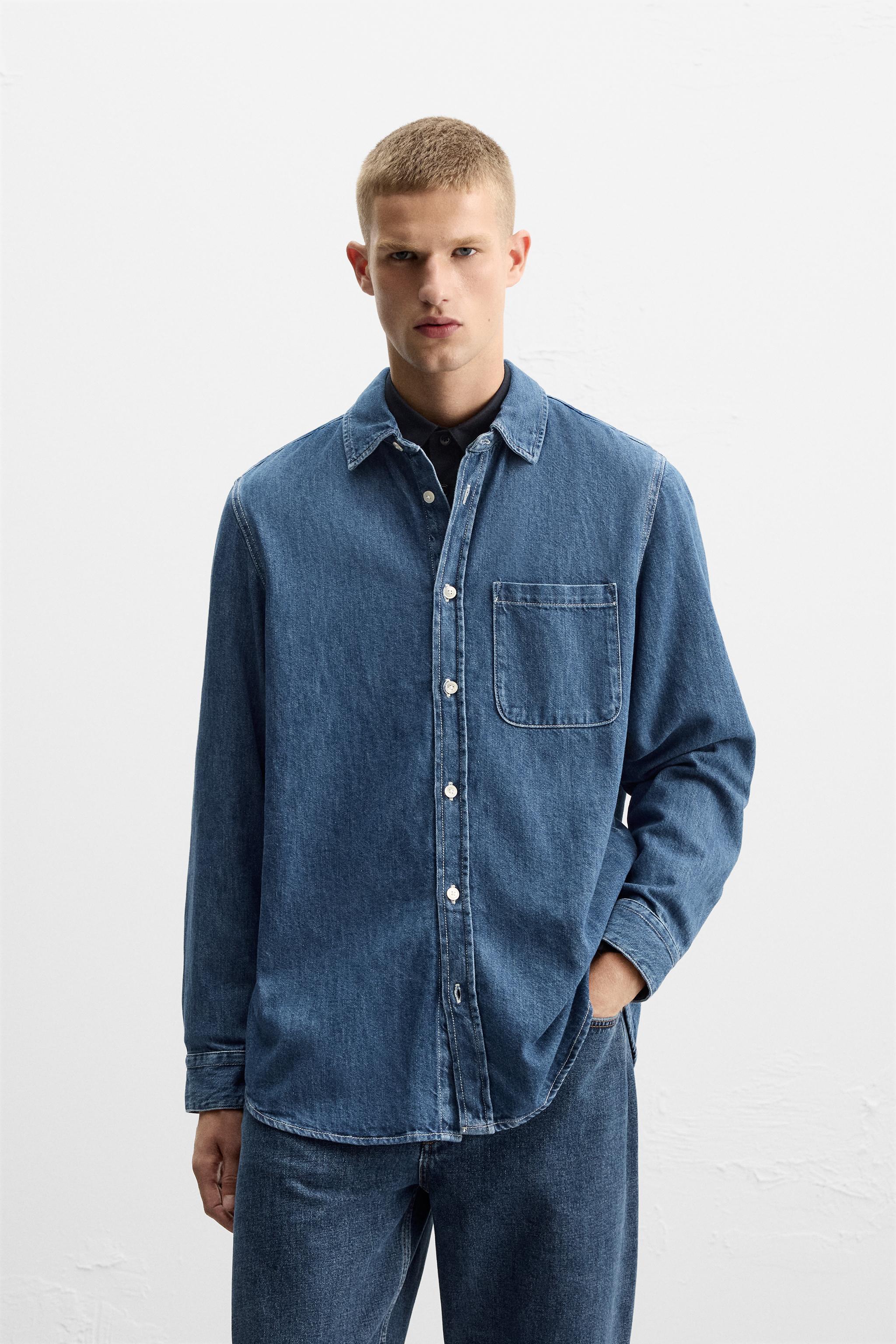 WASHED DENIM SHIRT Product Image