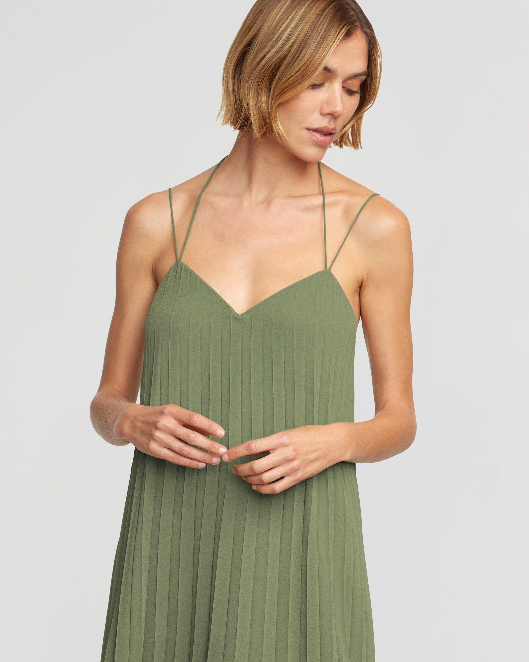 Juliette Pleated Maxi Dress Product Image