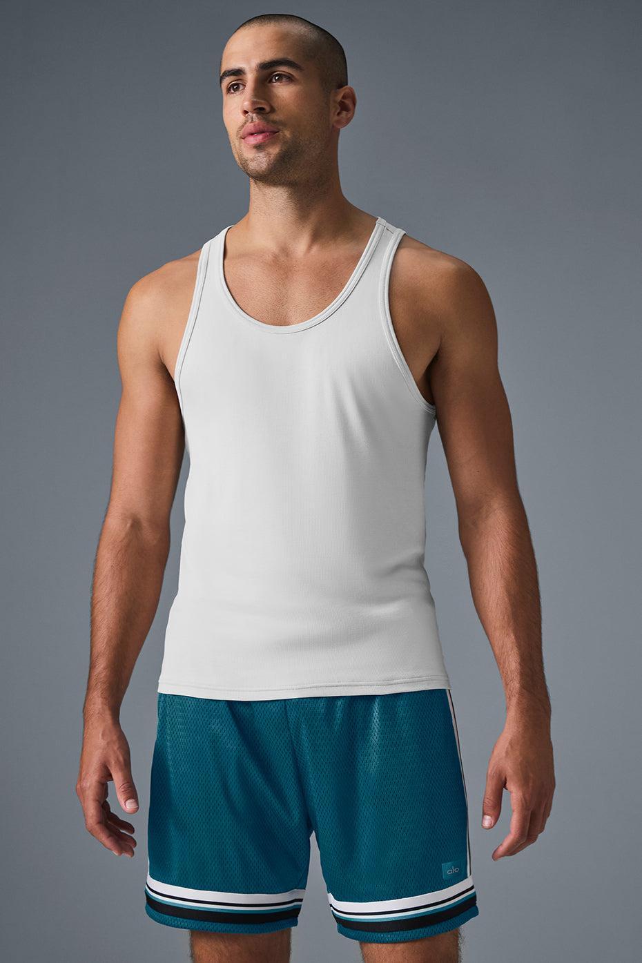 Everyday Modal Rib Tank - White Male Product Image