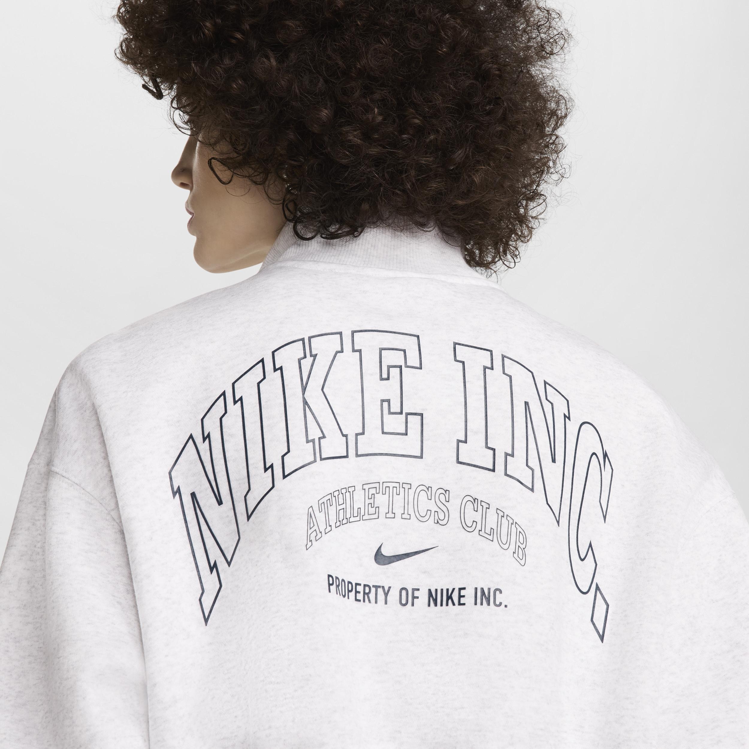 Women's Nike Sportswear Phoenix Fleece 1/2-Zip Cropped Sweatshirt Product Image