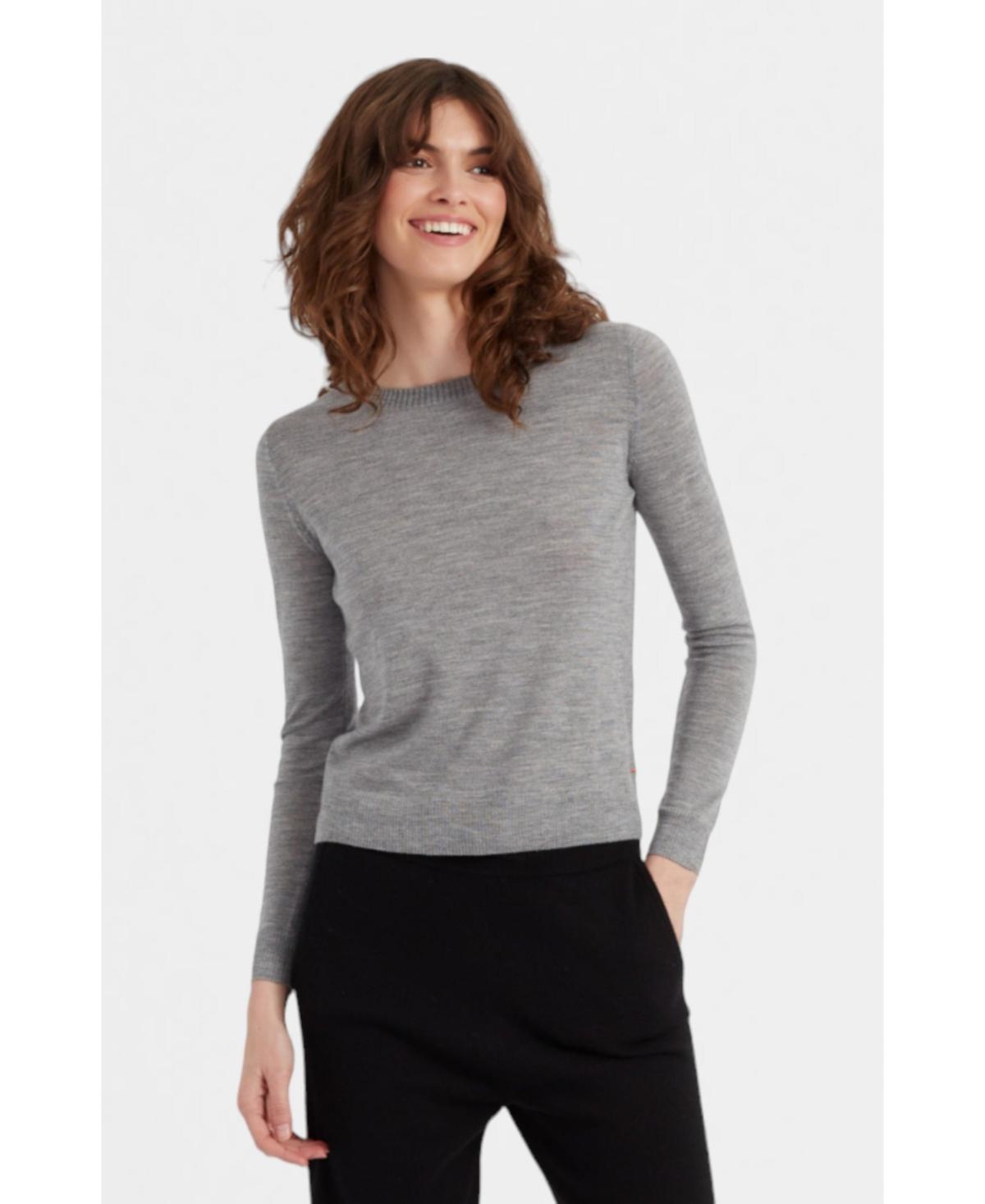 Chinti and Parker Womens Chinti & Parker Pure Merino Ultra Fine Crew Neck Sweater Product Image