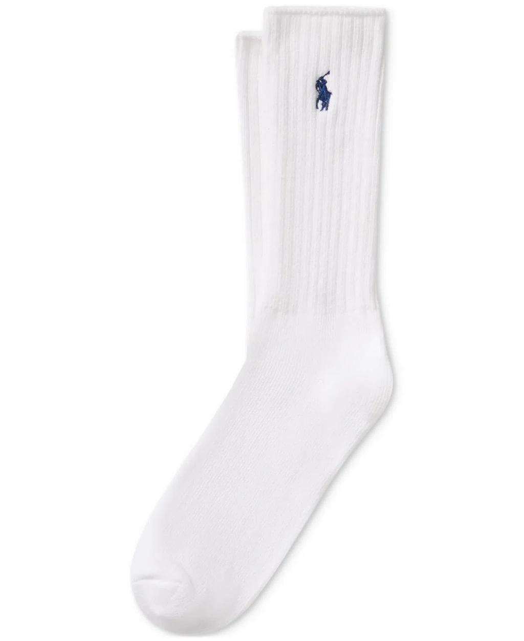 POLO RALPH LAUREN Men's Single Classic Crew Socks In White Product Image