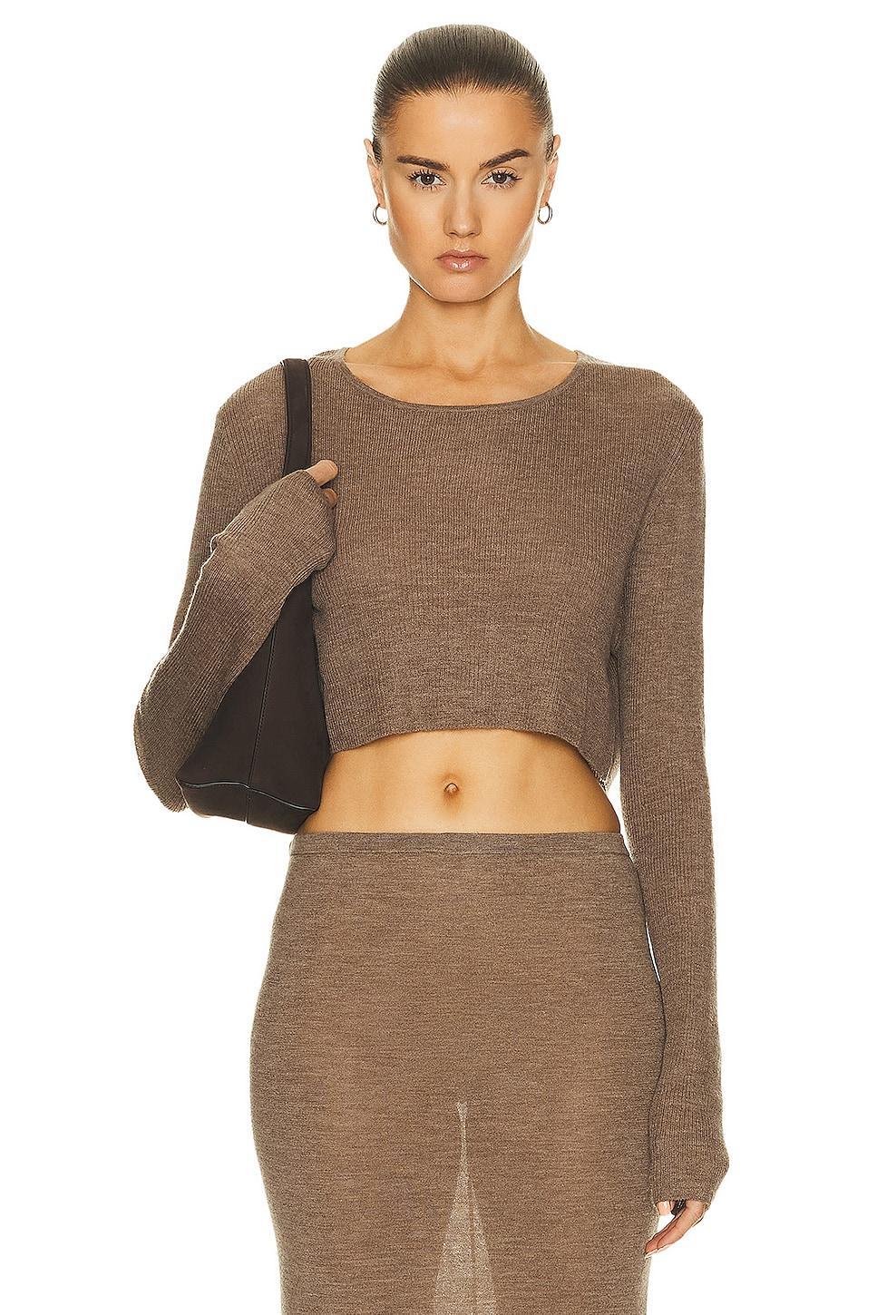 Eterne Cheyenne Top in Taupe Product Image