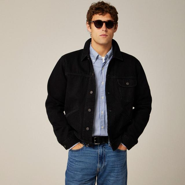 Denim trucker jacket Product Image