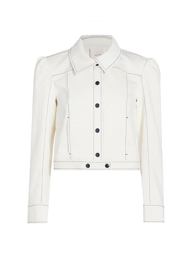 Womens Ciara Topstitched Jacket Product Image