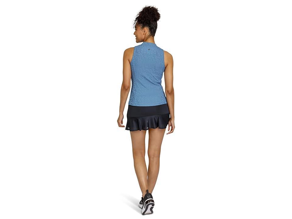 Tail Activewear Everdeen Mock Sleeveless Tennis Top (Copen ) Women's Clothing Product Image