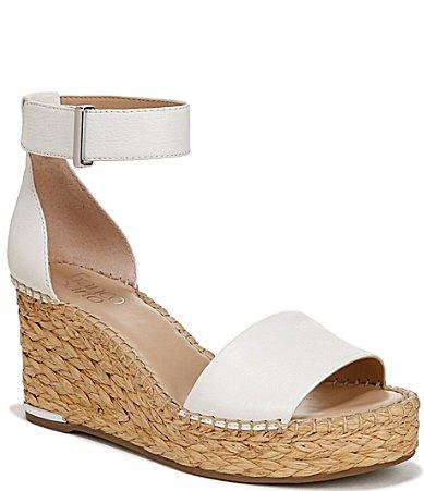 Franco Sarto Clemens Woven Stripe Platform Espadrille Wedge Sandals Product Image