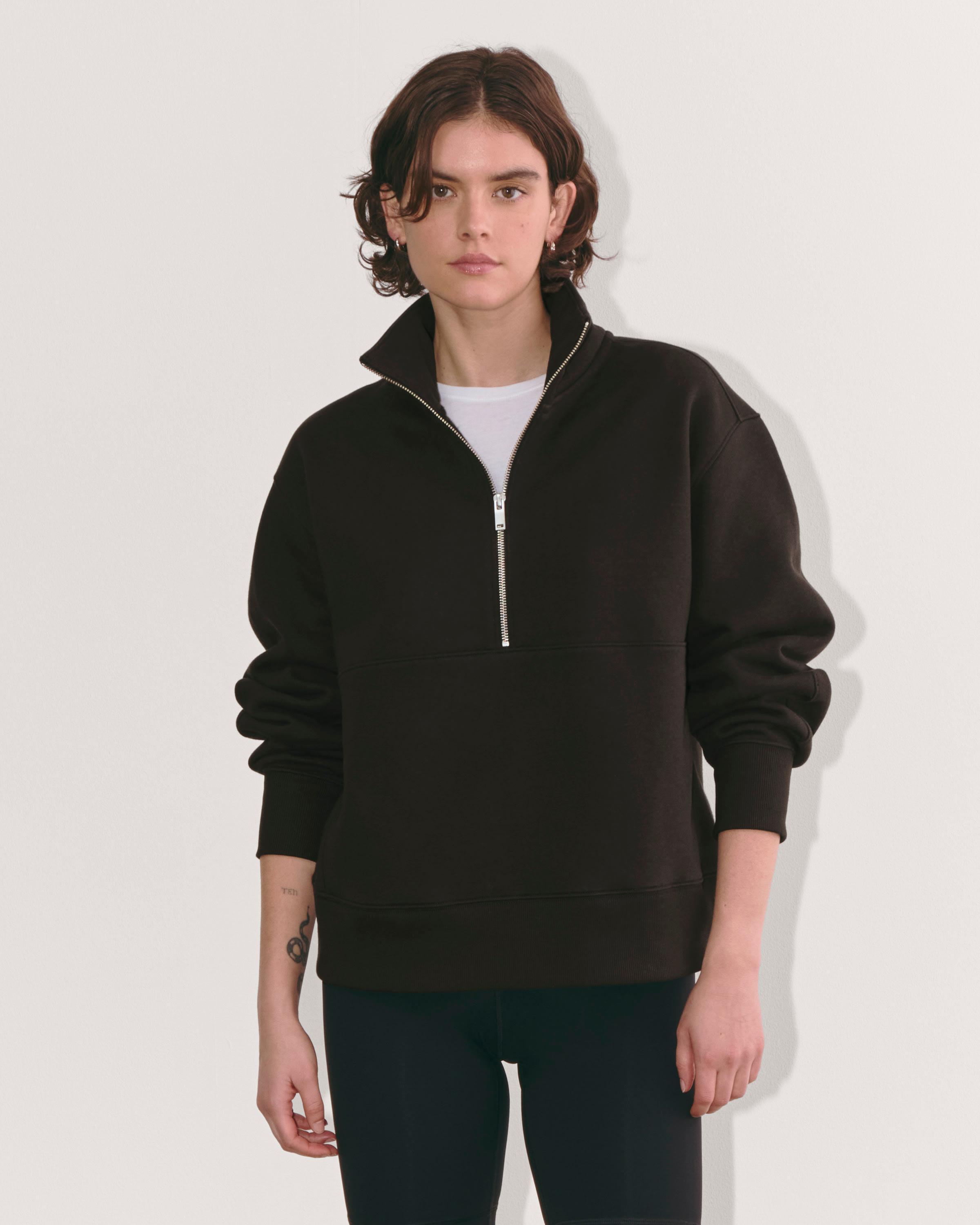 The Laid-Back Half-Zip Sweatshirt Product Image