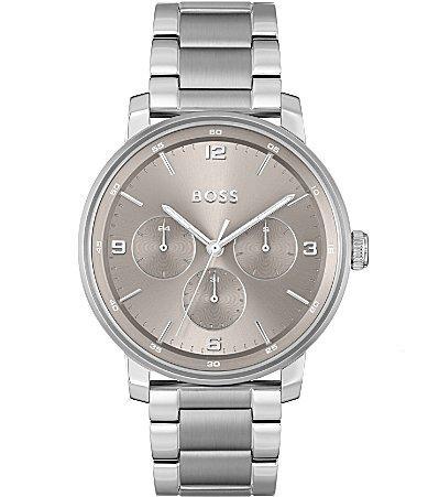 Hugo Boss Mens Contender Multifunction Stainless Steel Bracelet Watch Product Image