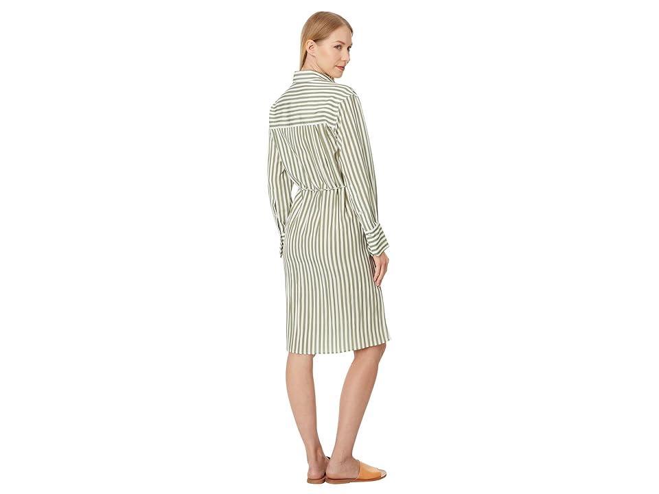 Vince Coast Stripe Tie Waist Shirtdress Product Image