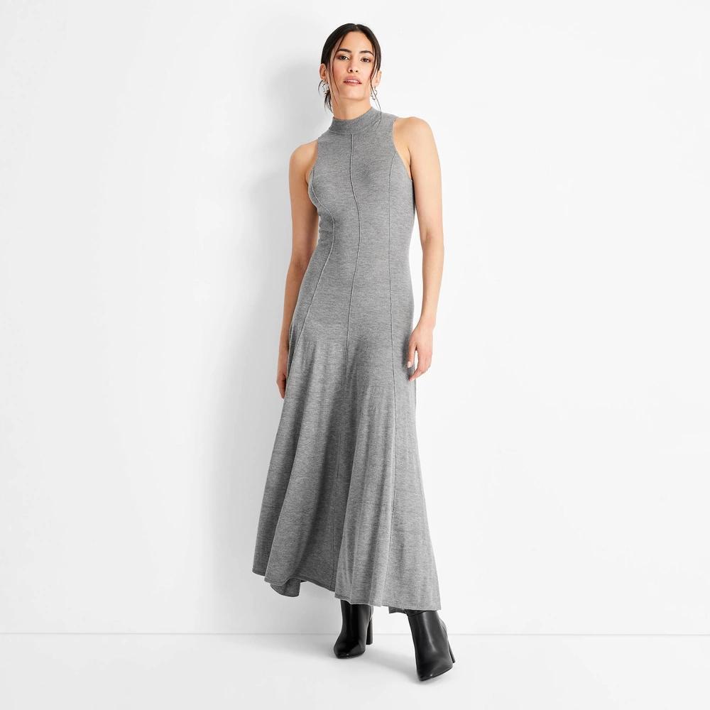 Womens Sleeveless Trumpet Maxi Sweater Dress - Future Collective Product Image