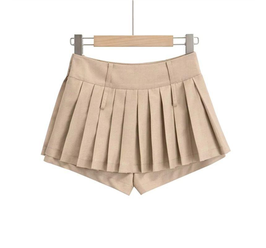 Low Rise Plain Mini Skort Product Image