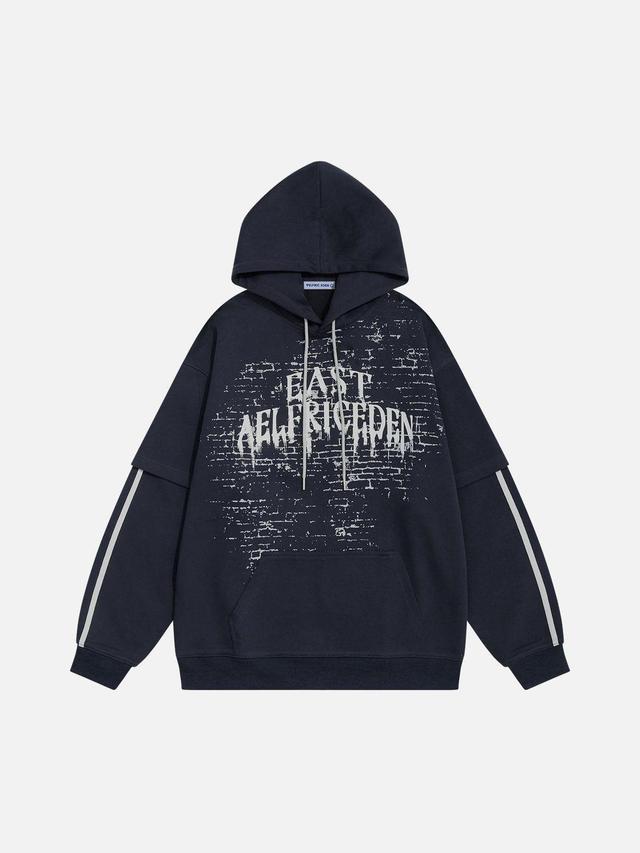 Aelfric Eden Blurring Wall Print Hoodie Product Image