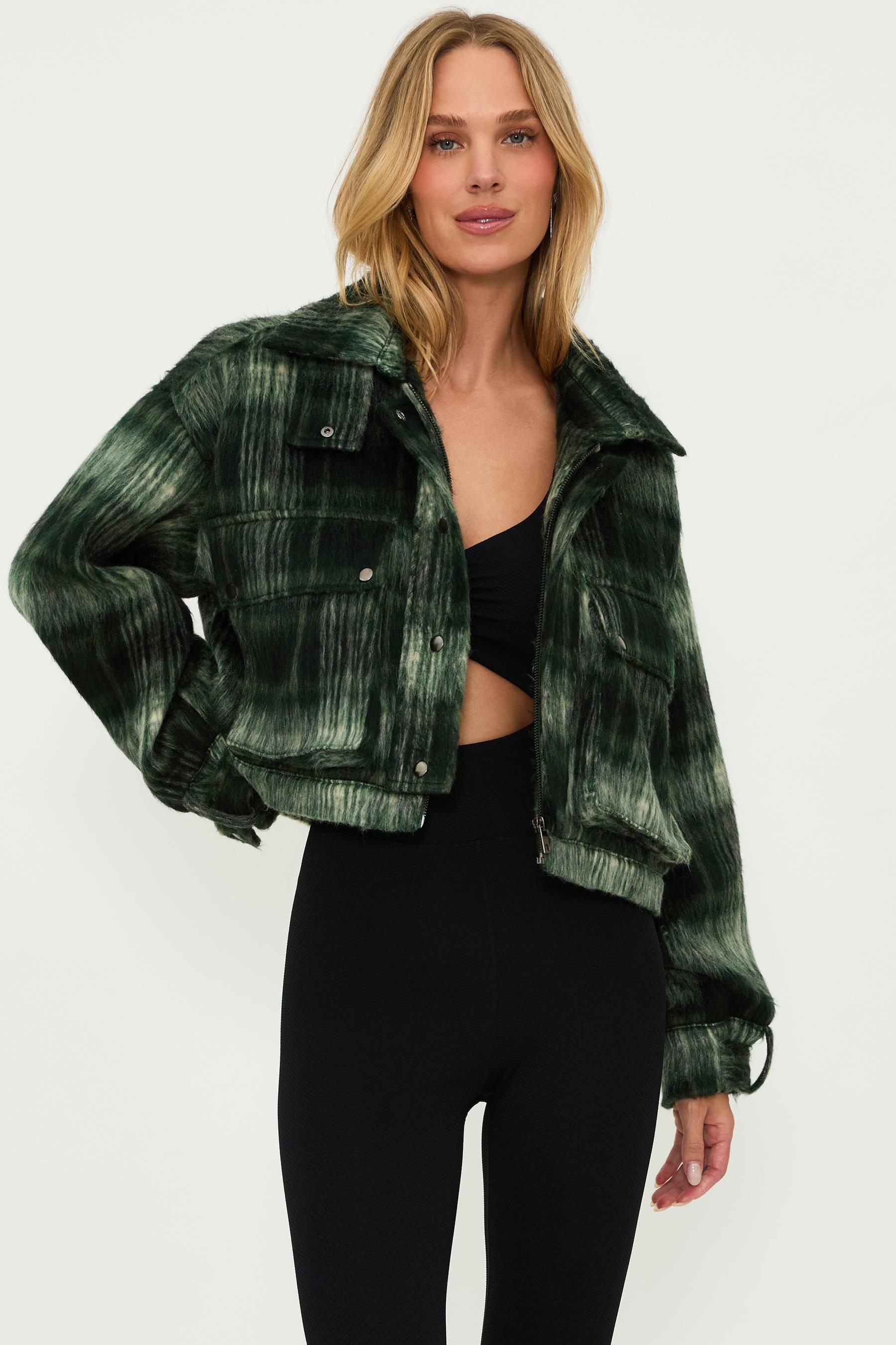 Isola Jacket Pine Plaid Product Image