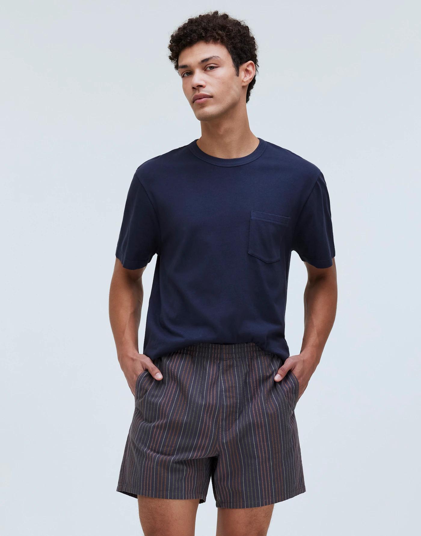 Everywear Shorts in Stripe Seersucker Product Image