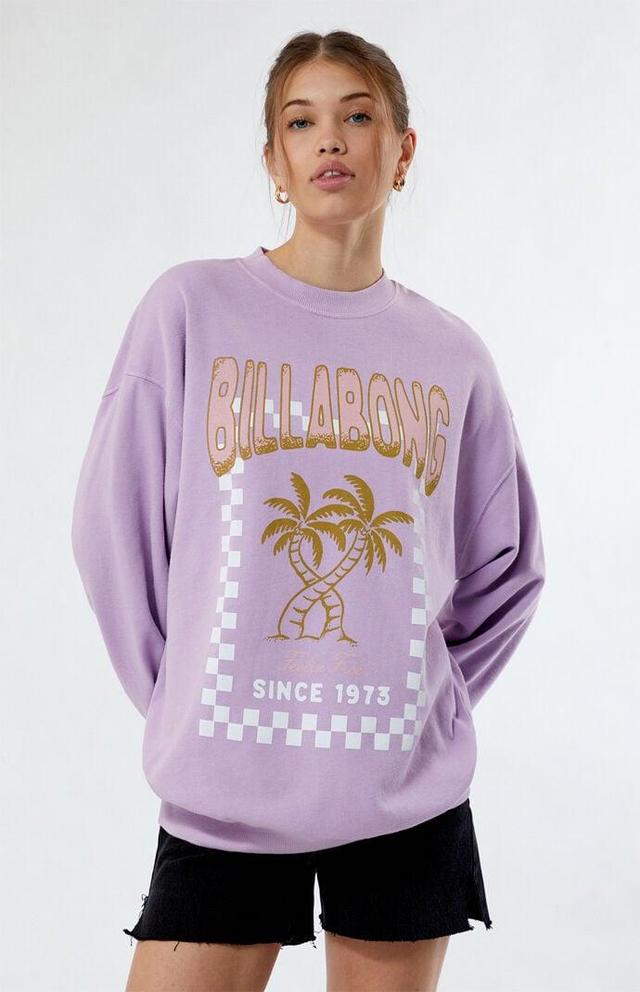 Billabong Womens Ride In Crew Neck Sweatshirt Product Image