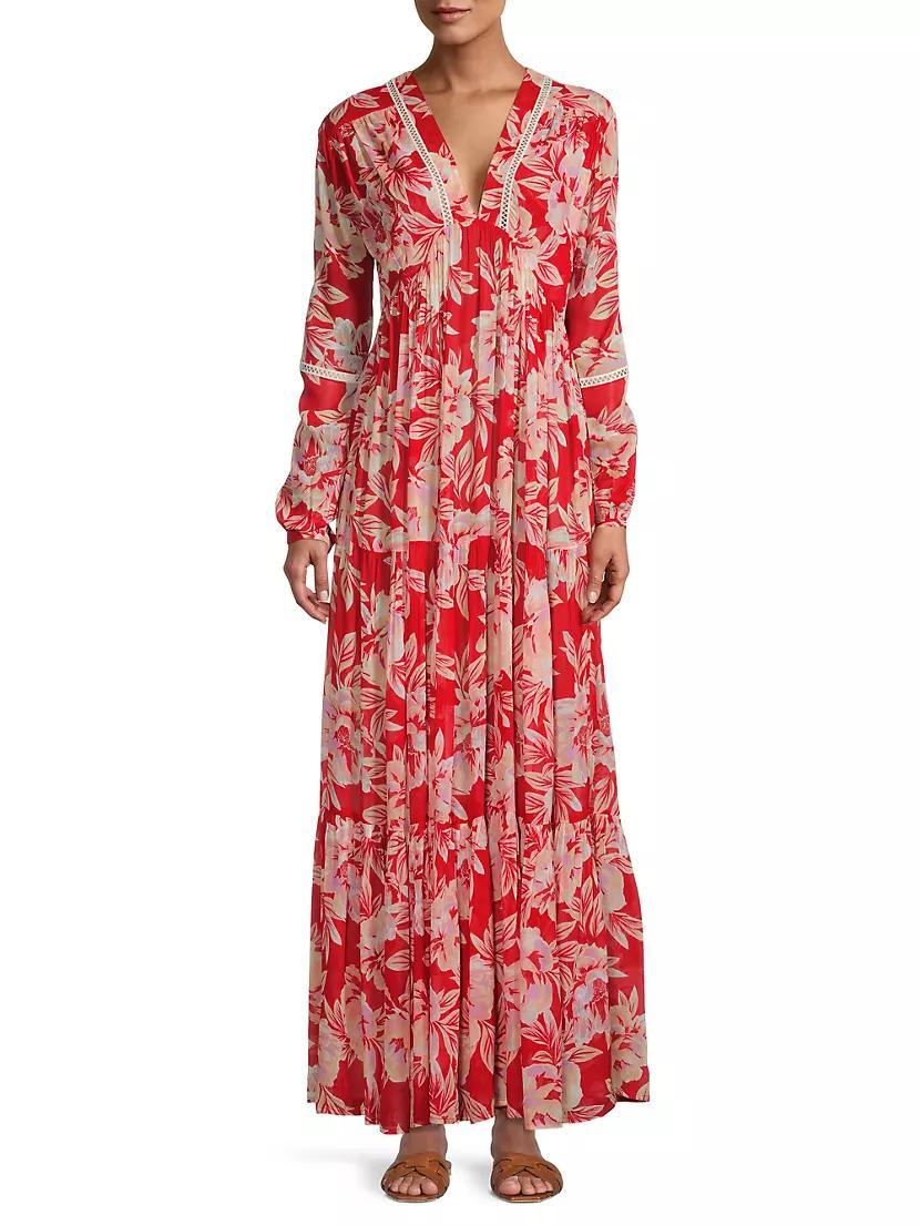 Anya Long-Sleeve Maxi Dress Product Image