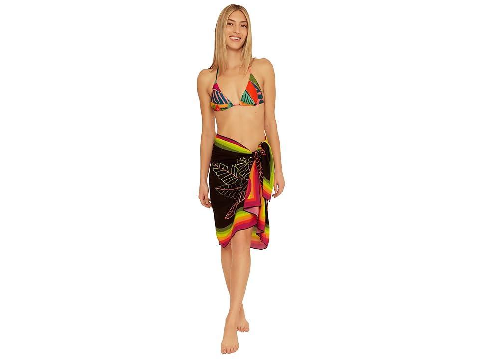 Trina Turk Rainforest Embroidered Pareo Women's Swimwear Product Image