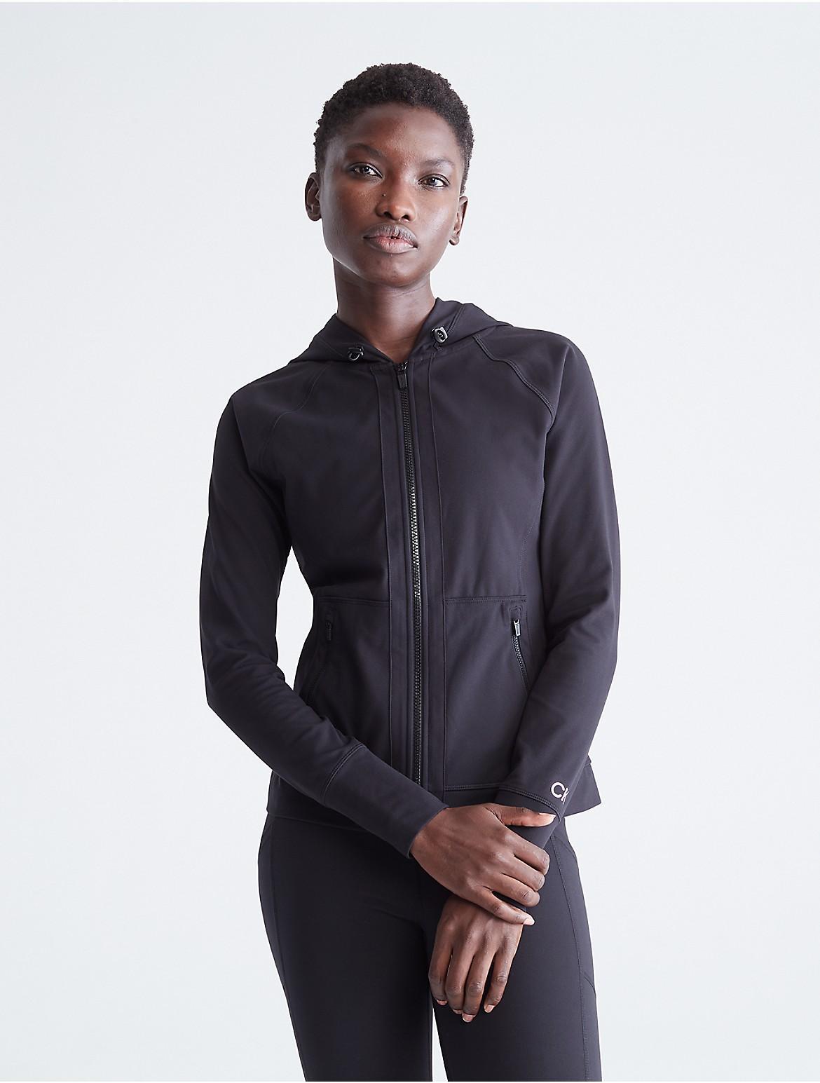 Calvin Klein Womens Performance Embrace Raglan Sleeve Jacket - Black - XL Product Image