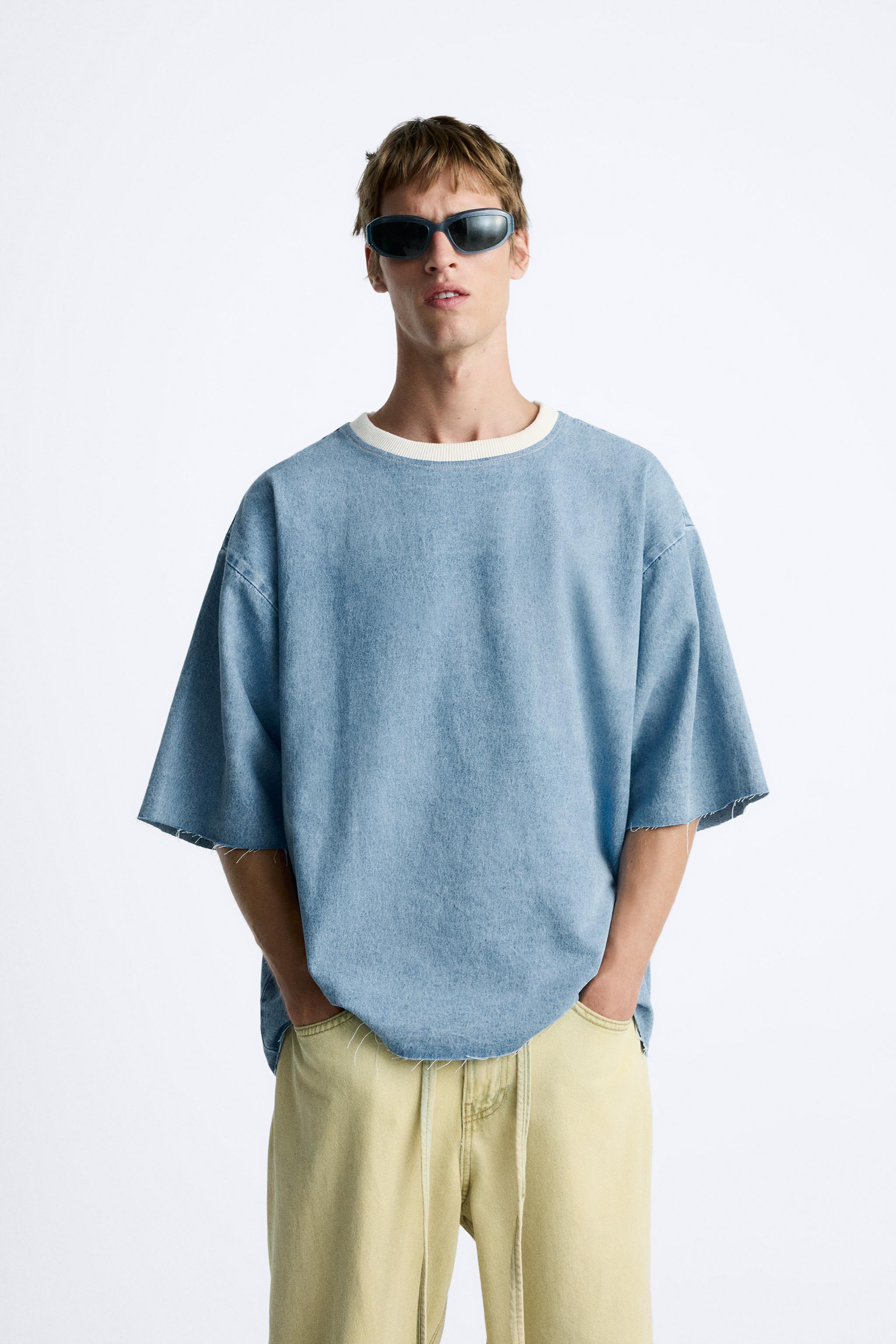 WASHED DENIM SWEATSHIRT Product Image