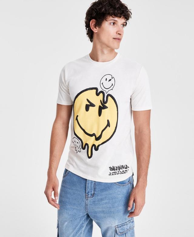 SmileyWorld Mens Smiley Face Graphic T-Shirt Product Image